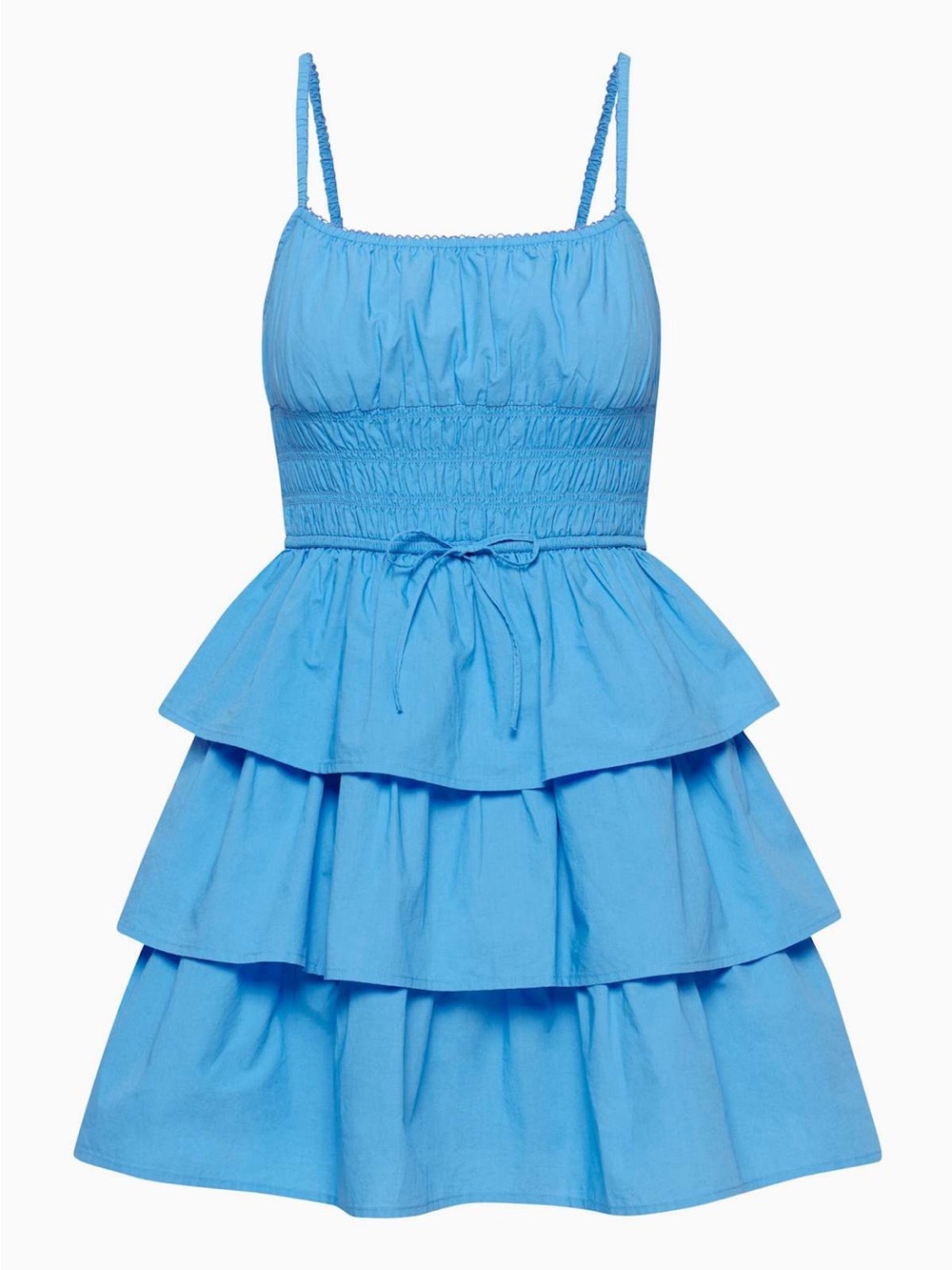 Aritzia Wilfred Blooming Poplin Dress
Smocked tiered mini dress